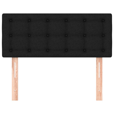 Headboard Black 100x5x78/88 cm Fabric