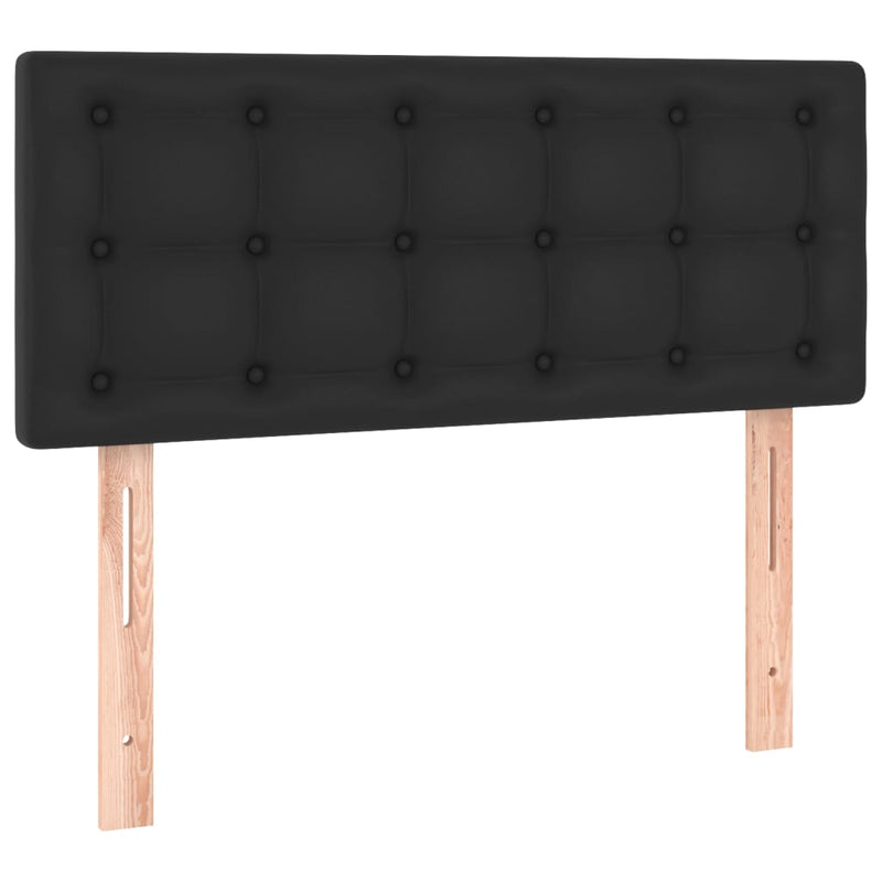 Headboard Black 100 cm Faux Leather