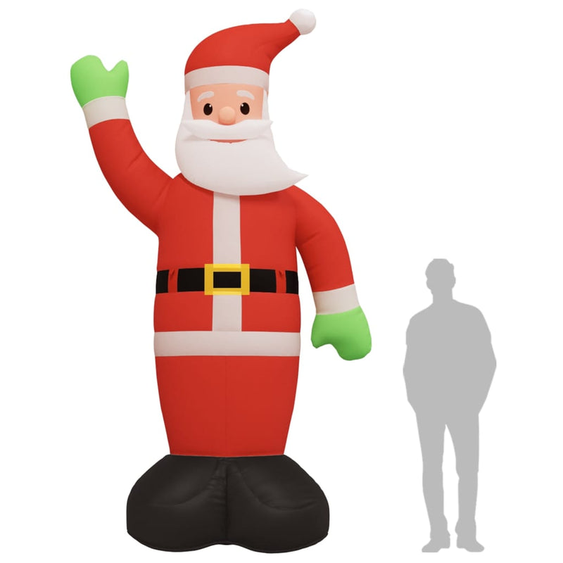 Christmas Inflatable Santa Claus with LEDs 370 cm