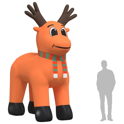 Christmas Inflatable Reindeer with LEDs 400 cm