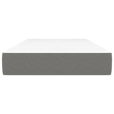 Pocket Spring Bed Mattress Dark Grey 90x190x20 cm Fabric