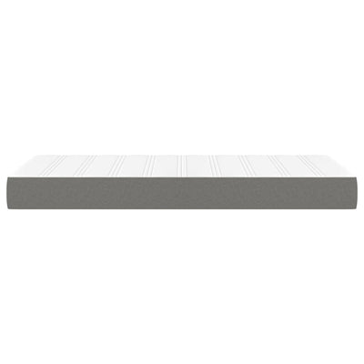 Pocket Spring Bed Mattress Dark Grey 90x190x20 cm Fabric