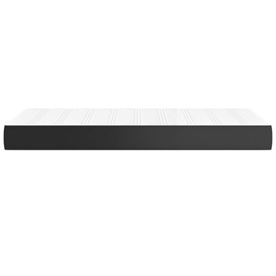 Pocket Spring Bed Mattress Black 90x190x20 cm Faux Leather