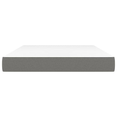 Pocket Spring Bed Mattress Dark Grey 137x190x20 cm Full Fabric