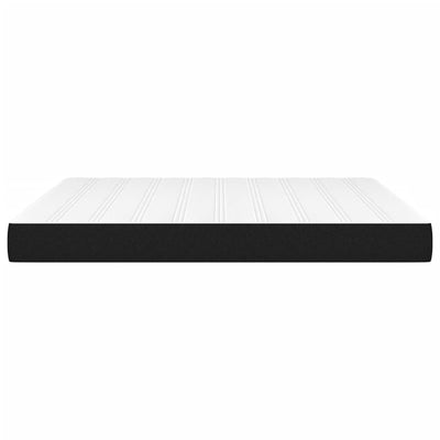 Pocket Spring Bed Mattress Black 153x203x20 cm Queen Size Fabric