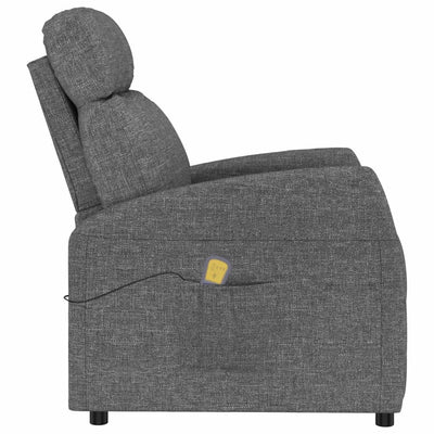 Massage Chair Dark Grey Fabric