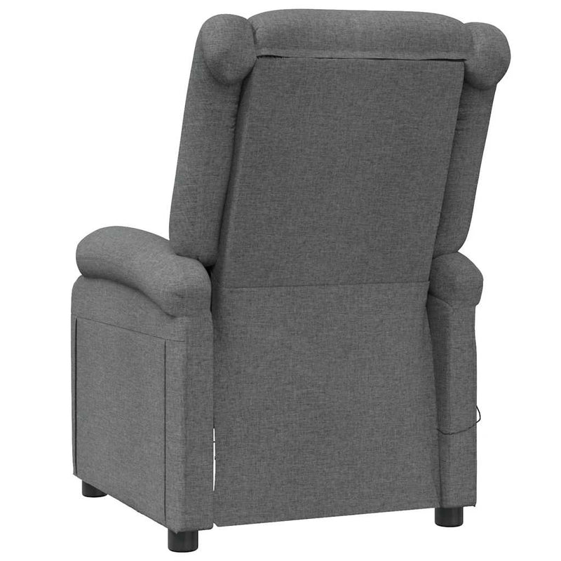 Massage Chair Dark Grey Fabric