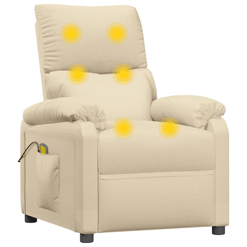 Massage Chair Cream Fabric