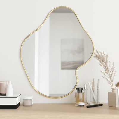 Wall Mirror Gold 60x50 cm