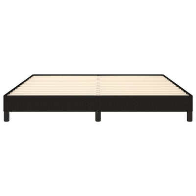 Bed Frame without Mattress Black 152x203 cm Queen Fabric