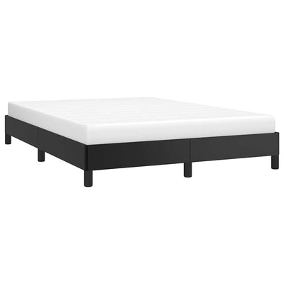 Bed Frame without Mattress Black 152x203 cm Queen Faux Leather