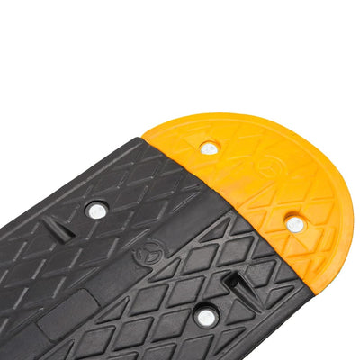 Speed Hump Yellow&Black 129x32.5x4 cm Rubber