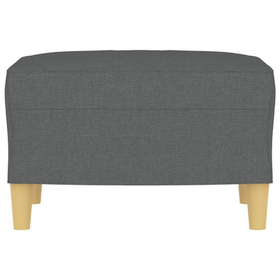 Footstool Dark Grey 60x50x41 cm Fabric