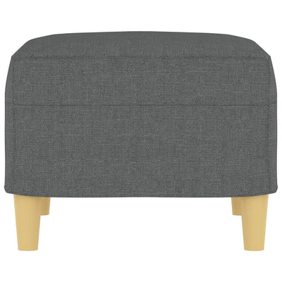 Footstool Dark Grey 60x50x41 cm Fabric