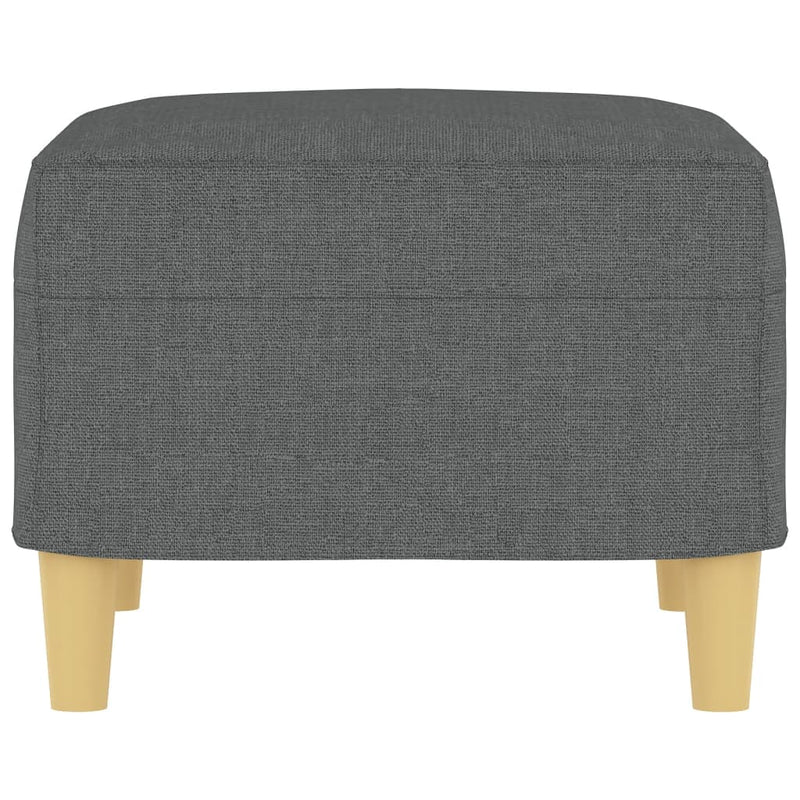 Footstool Dark Grey 60x50x41 cm Fabric