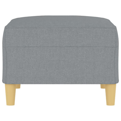 Footstool Light Grey 70x55x41 cm Fabric