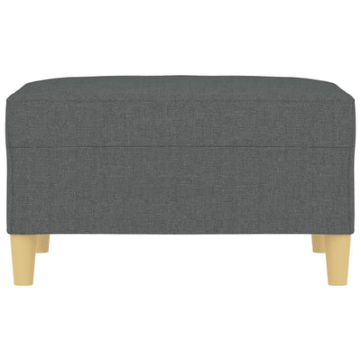 Footstool Dark Grey 70x55x41 cm Fabric