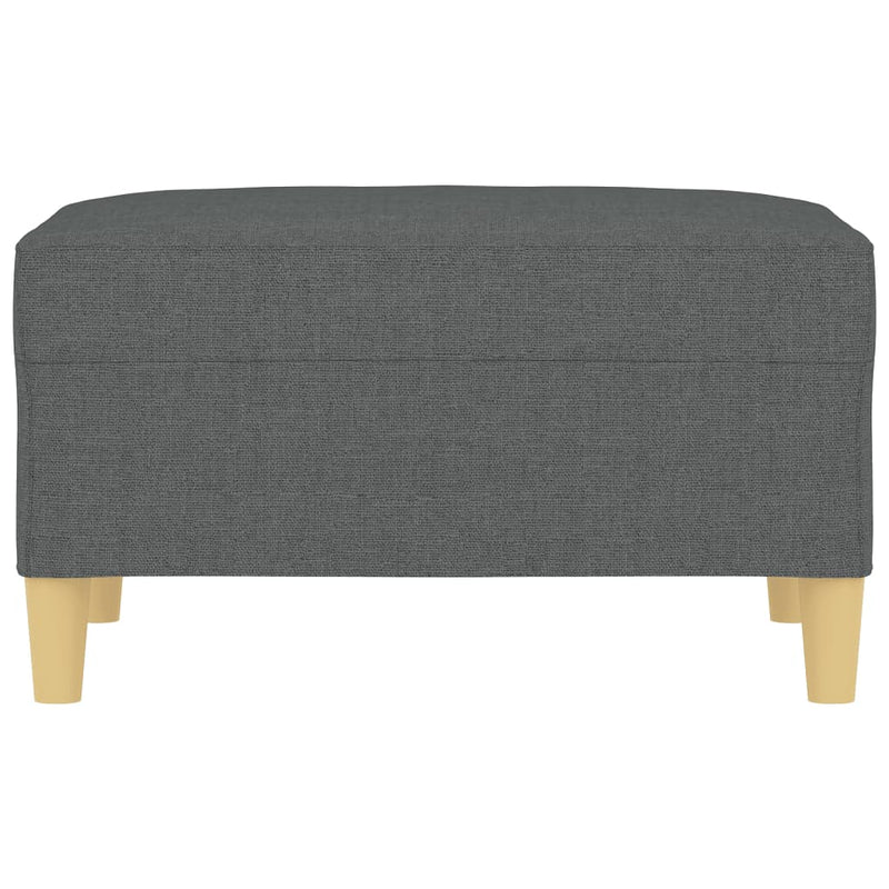 Footstool Dark Grey 70x55x41 cm Fabric