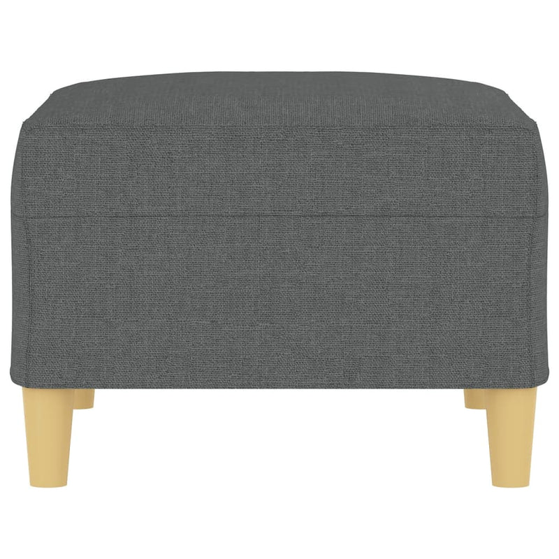 Footstool Dark Grey 70x55x41 cm Fabric