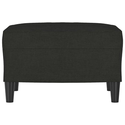 Footstool Black 60x50x41 cm Fabric