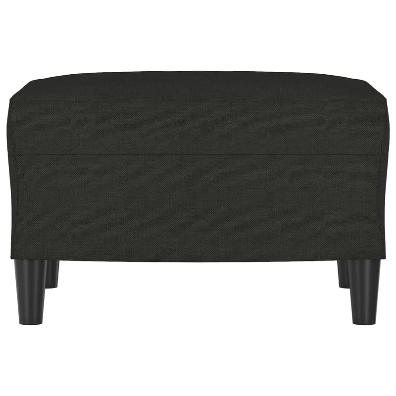 Footstool Black 60x50x41 cm Fabric