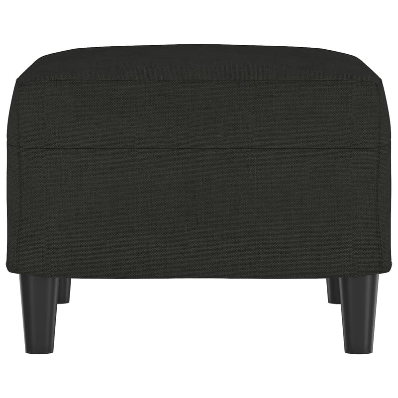 Footstool Black 60x50x41 cm Fabric