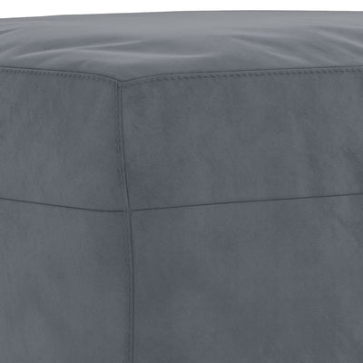 Footstool Dark Grey 60x50x41 cm Velvet