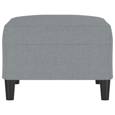 Footstool Light Grey 70x55x41 cm Fabric