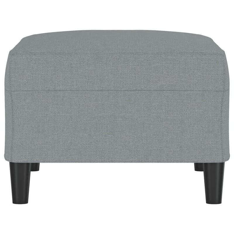 Footstool Light Grey 70x55x41 cm Fabric