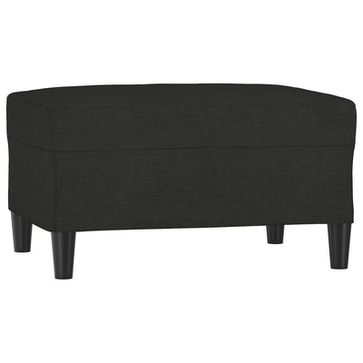 Footstool Black 70x55x41 cm Fabric