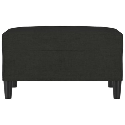 Footstool Black 70x55x41 cm Fabric