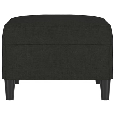 Footstool Black 70x55x41 cm Fabric