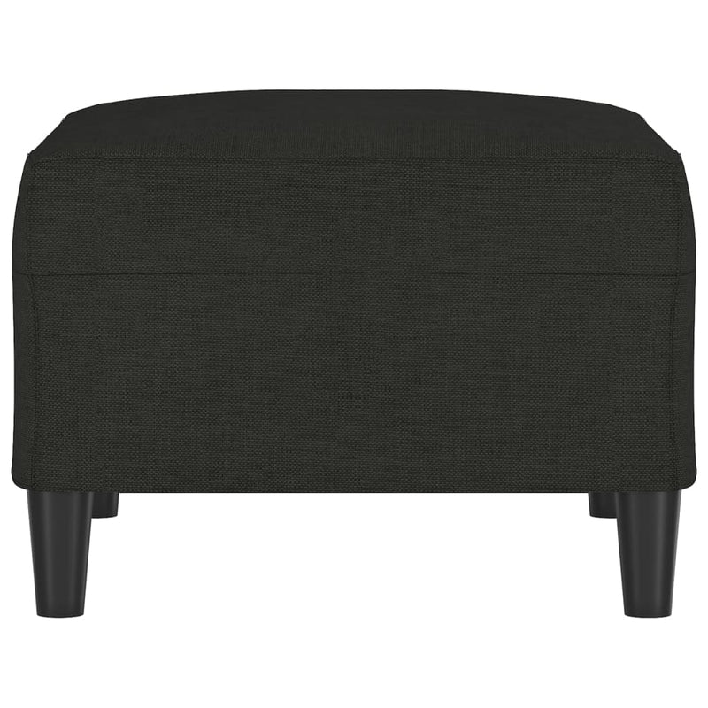 Footstool Black 70x55x41 cm Fabric