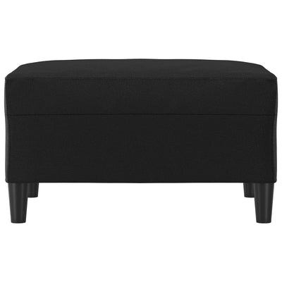 Footstool Black 70x55x41 cm Faux Leather