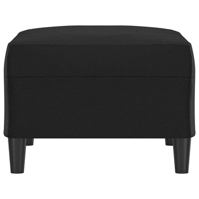 Footstool Black 70x55x41 cm Faux Leather