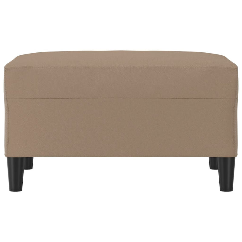 Footstool Cappuccino 70x55x41 cm Faux Leather