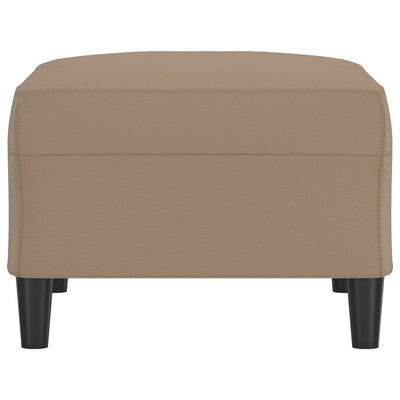 Footstool Cappuccino 70x55x41 cm Faux Leather