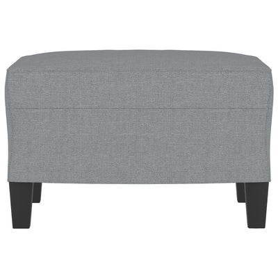 Footstool Light Grey 60x50x41 cm Fabric