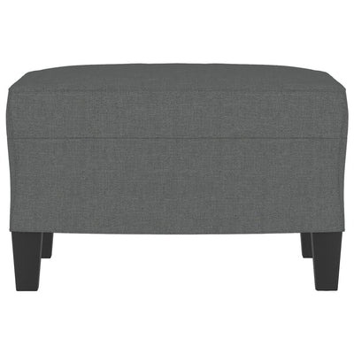 Footstool Dark Grey 60x50x41 cm Fabric