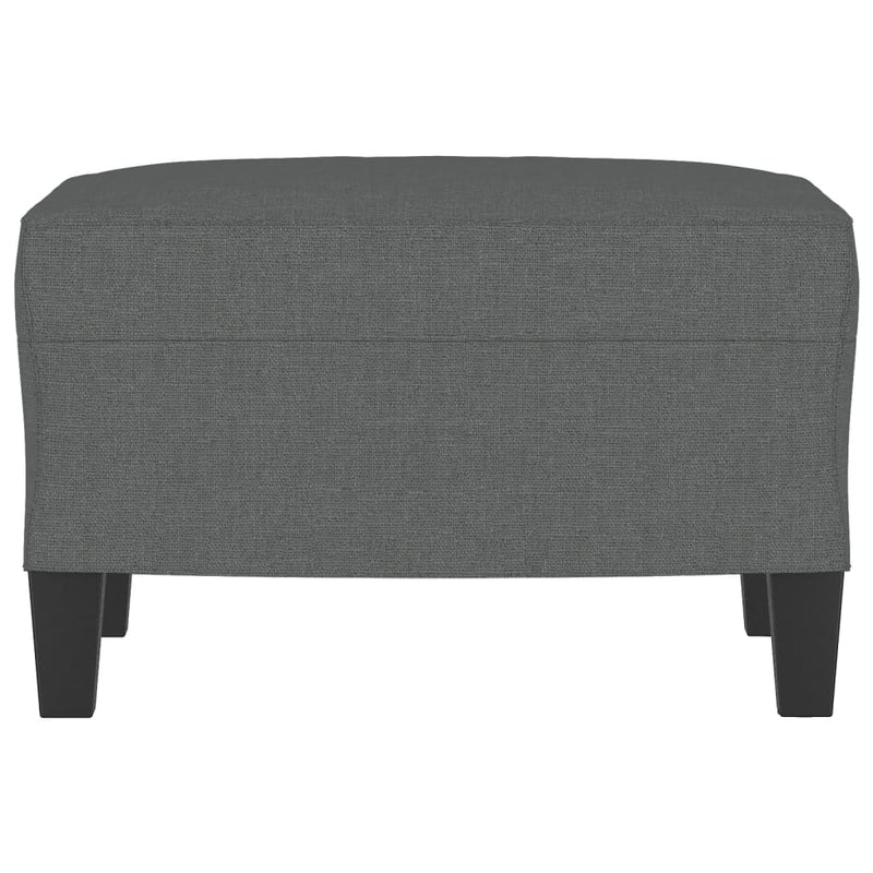 Footstool Dark Grey 60x50x41 cm Fabric