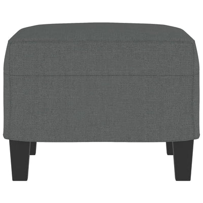 Footstool Dark Grey 60x50x41 cm Fabric