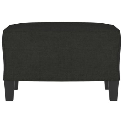 Footstool Black 60x50x41 cm Fabric