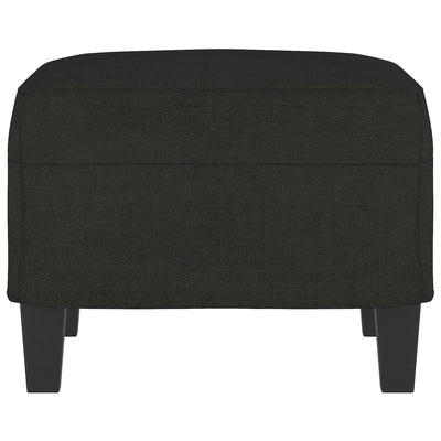 Footstool Black 60x50x41 cm Fabric