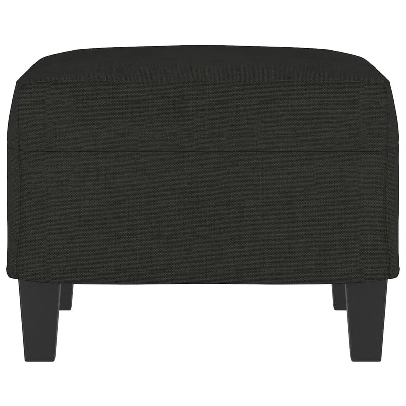 Footstool Black 60x50x41 cm Fabric