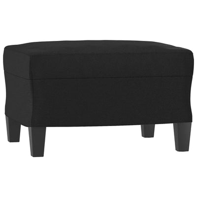 Footstool Black 60x50x41 cm Faux Leather