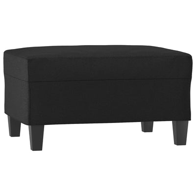 Footstool Black 70x55x41 cm Faux Leather