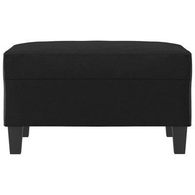 Footstool Black 70x55x41 cm Faux Leather