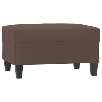 Footstool Brown 70x55x41 cm Faux Leather