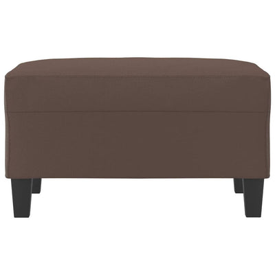 Footstool Brown 70x55x41 cm Faux Leather