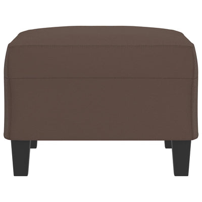 Footstool Brown 70x55x41 cm Faux Leather